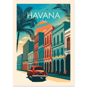 Affiche - Havana Cuba - Studio Inception