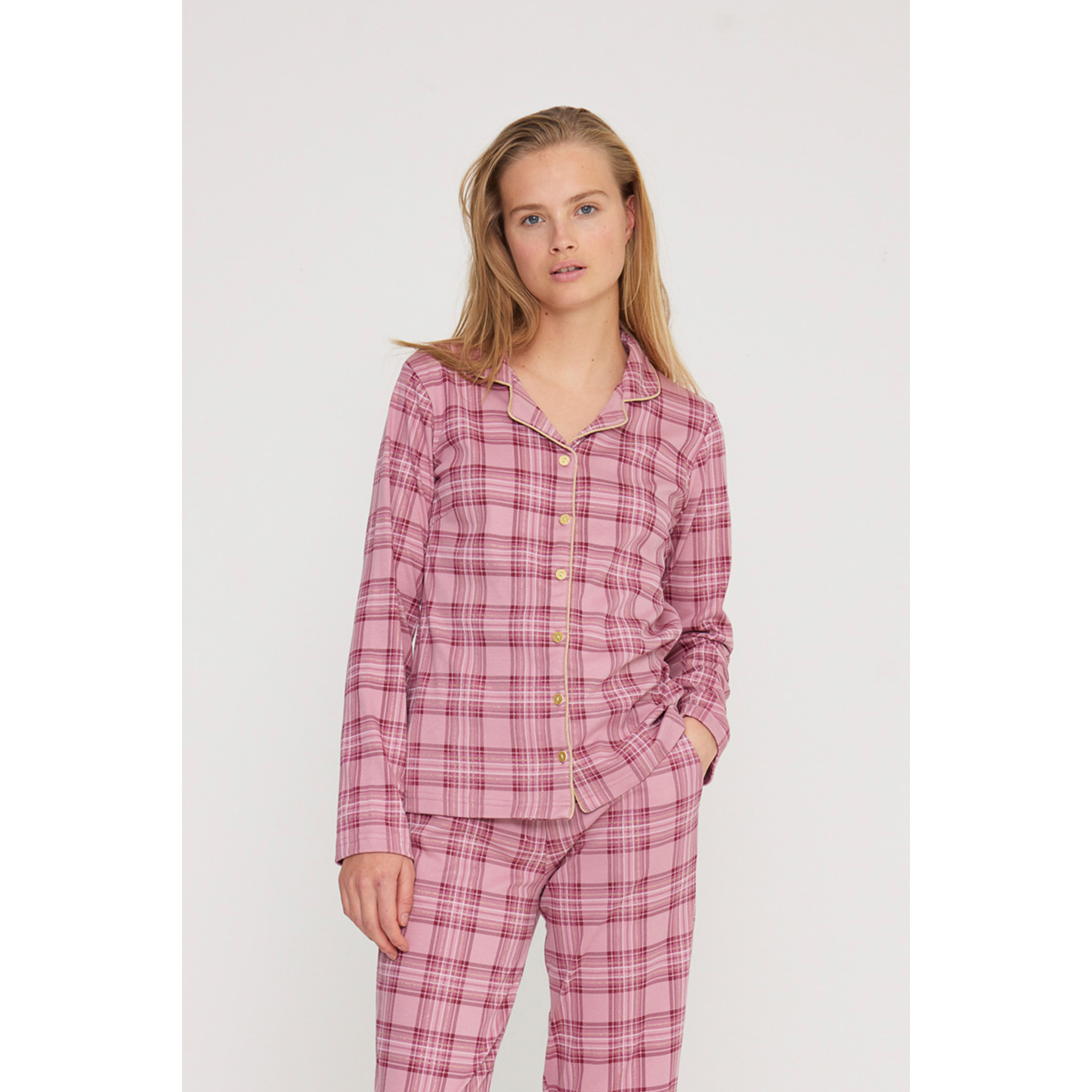 Pigiama donna lily in paris in caldo cotone a taglio uomo Noidinotte