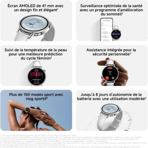 Montre connectée XIAOMI Watch S4 Noir 41mm