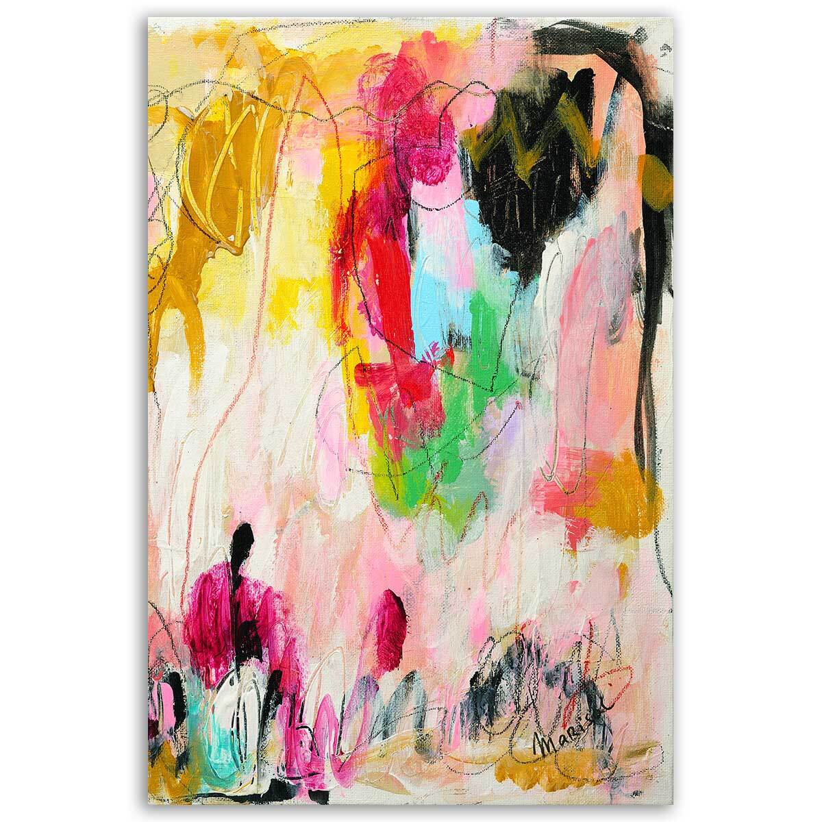Affiche tableau design Ambiance de Marisol Affiche seule