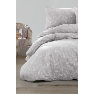 Parure housse de couette et taie(s) oreiller 100% Coton