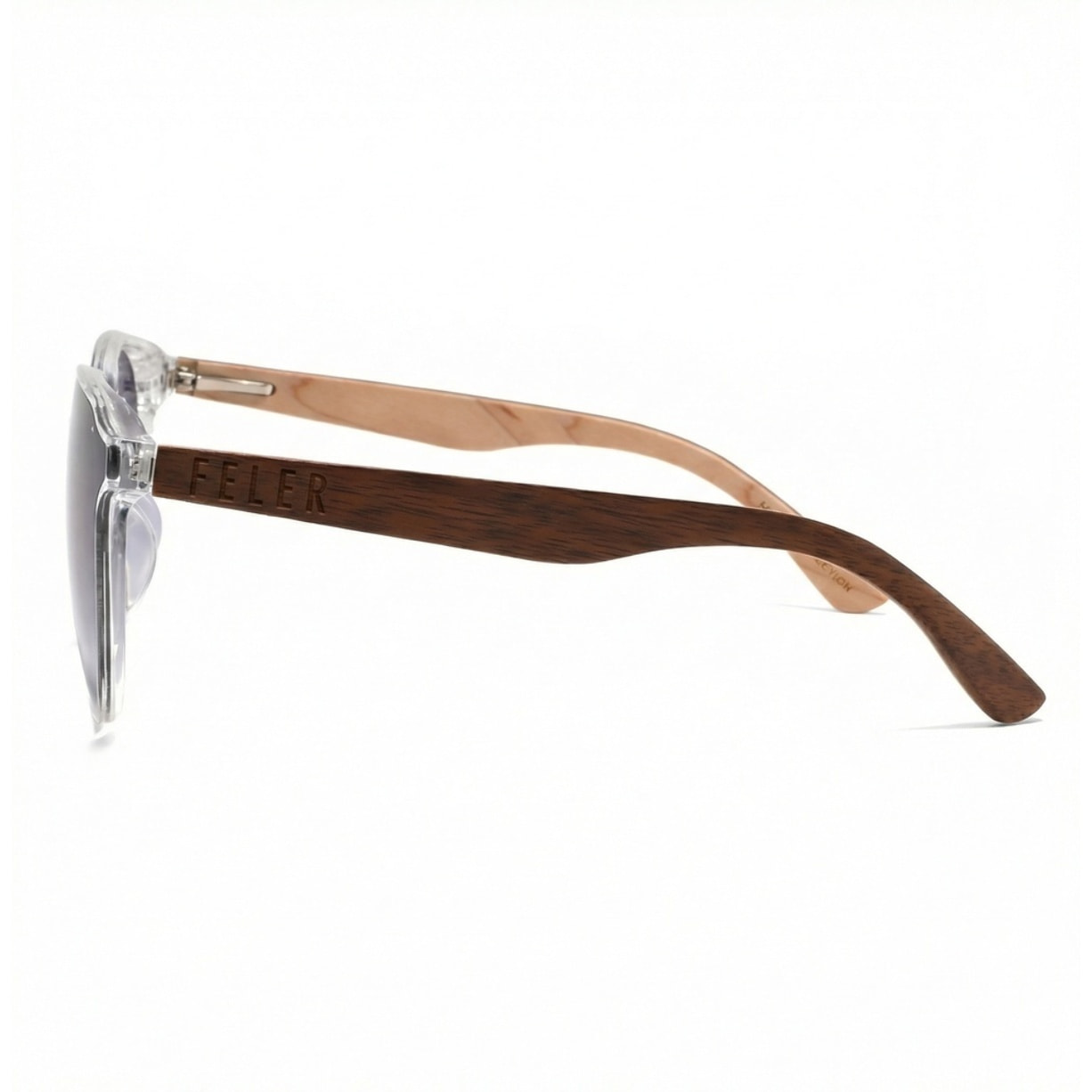Gafas de Sol Feler 1596-3 Polarizadas de Madera Unisex 52 mm
