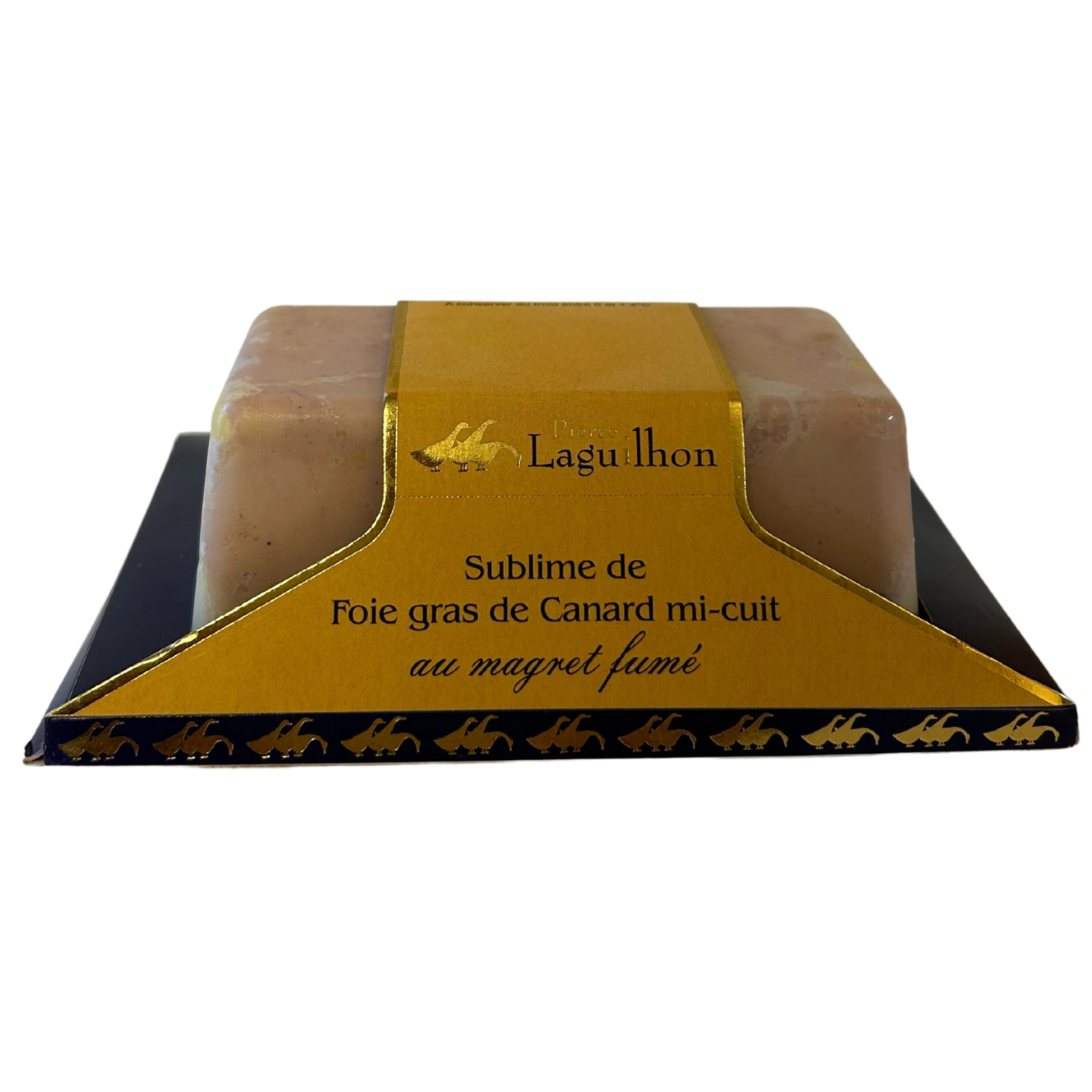 Sublime de foie gras de canard entier du Sud-Ouest au magret fumé Mi-cuit Barquette - 200g - France