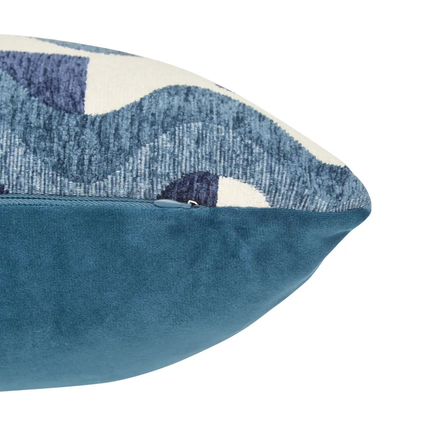 Coussin Floe bleu egéen 58x38cm