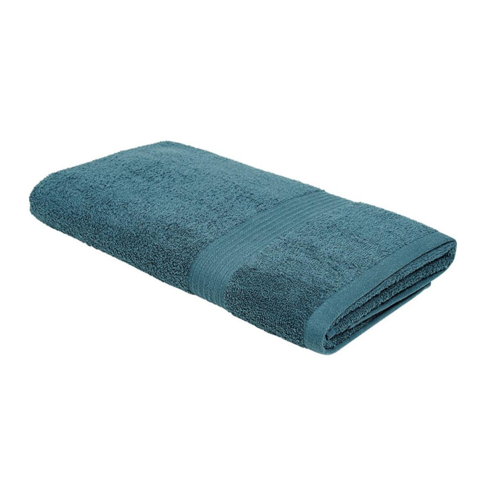 Drap de bain uni ESSENTIAL bleu