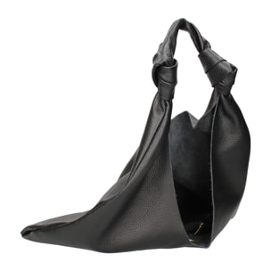 Borsa a spalla da donna In Vera pelle Made in Italy 40x42x2 cm