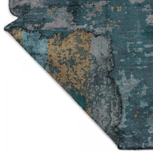 ATIPA Tapis salon kilim, Forme originale, Tissé à la main