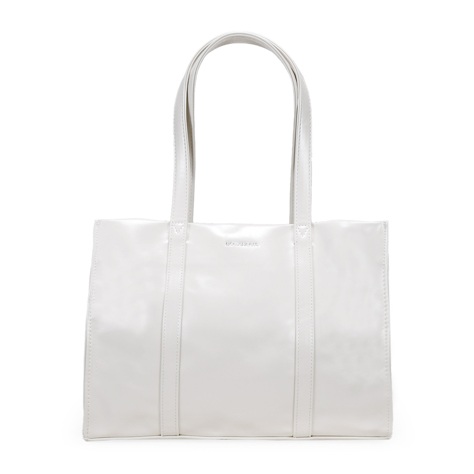 Bolso de hombro piedra con cremallera