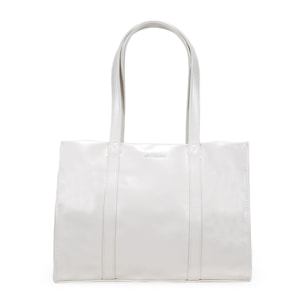 Bolso de hombro piedra con cremallera