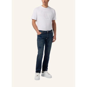 PHILIPP PLEIN Super Straight Cut Jeans Cocco Stars