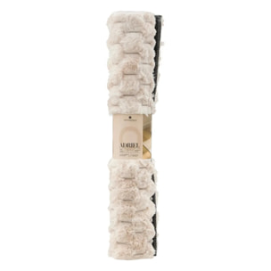 Tapis effet laine Adriel beige 90x60cm