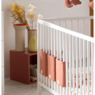 Protections de barreaux de lit en coton