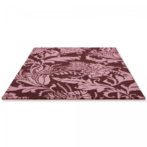 Tapis salon et chambre fait à la main en laine motif floral GUHA