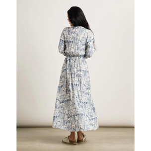 Vestido Largo Azul - Clarkela