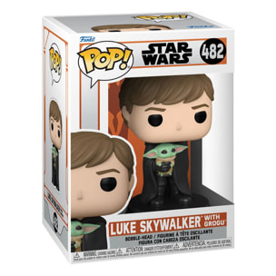 Star Wars The Mandalorian Pop! Tv Vinile Figura Luke Con Bambino 9 Cm Funko