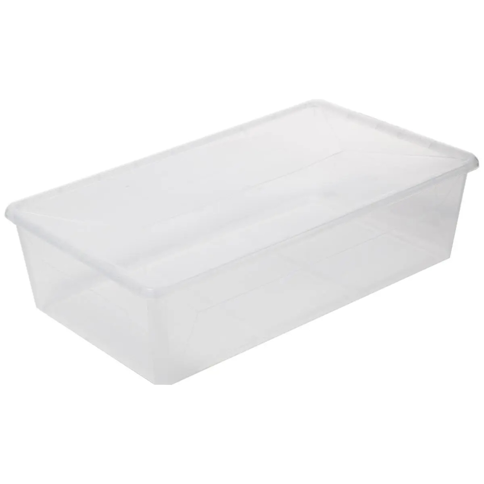 Boîte en plastique transparente 43L Simply+