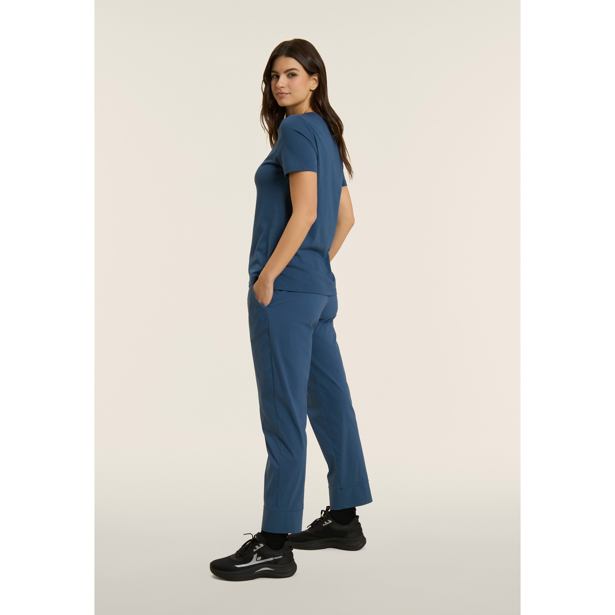 T-shirt Manica Corta con Grafica Animalier e Logo FREDDY