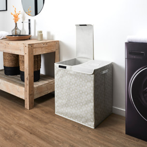 Panier A Linge Double 50x41x57cm