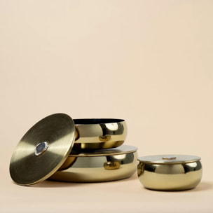 Boîte Shine dorée 24cm Kare Design