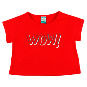 Camiseta de niña color rojo