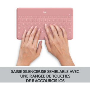 Clavier sans fil LOGITECH Keys-To-Go - Rose