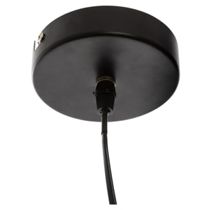 Suspension filaire "Cuzco" métal noir D58cm