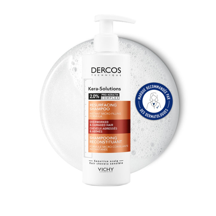 Dercos Technique Kera-Solutions - Shampooing Reconstituant 250 ml