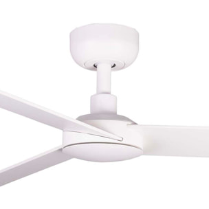 RUDDER RECESSED 3 S Ventilateur blanc/fresne