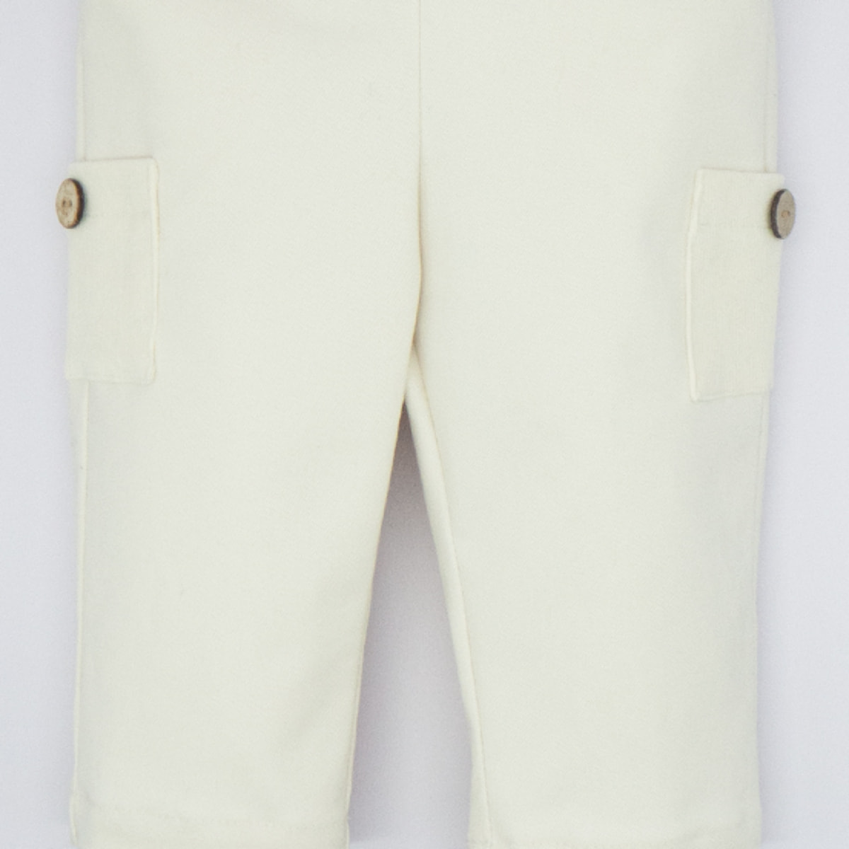 PANTALÓN CARGO SARGA BLANCO