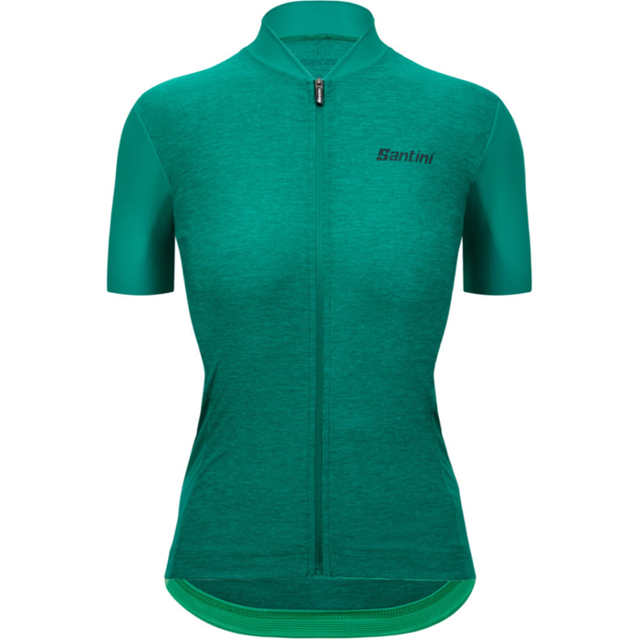 Color Puro - Maglia Da Donna - Verde - Donna