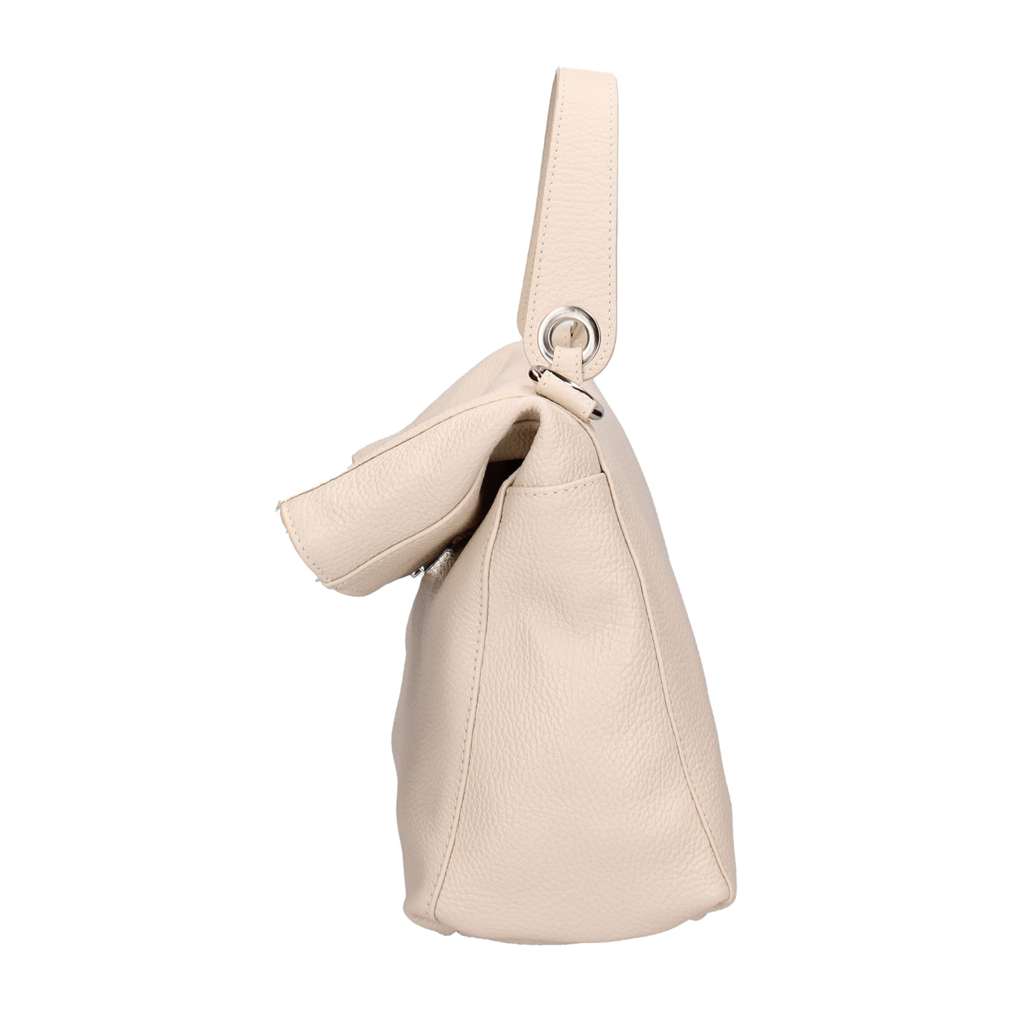 Borsa a spalla convertibile in zaino da donna In Vera pelle Made in Italy 34x21x12 cm