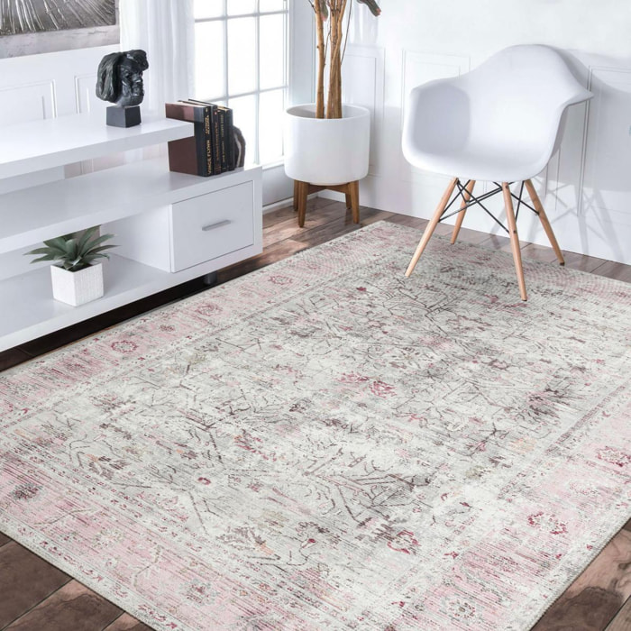 Tapis orient tissé en coton motif classique VOCA