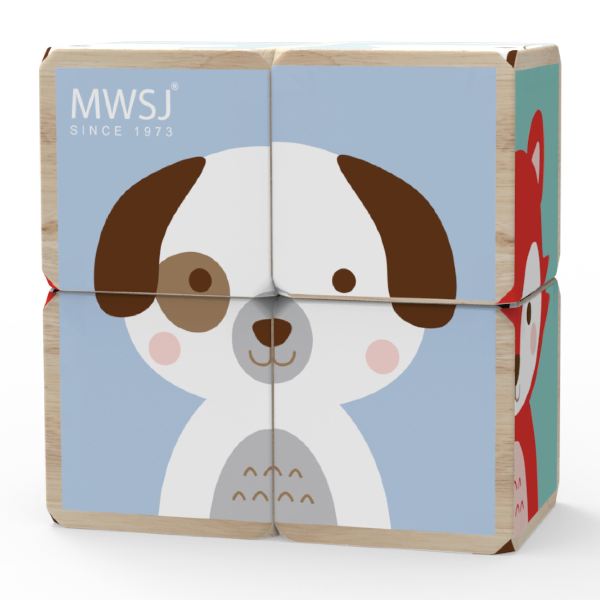 PUZLE CUBOS ANIMALES