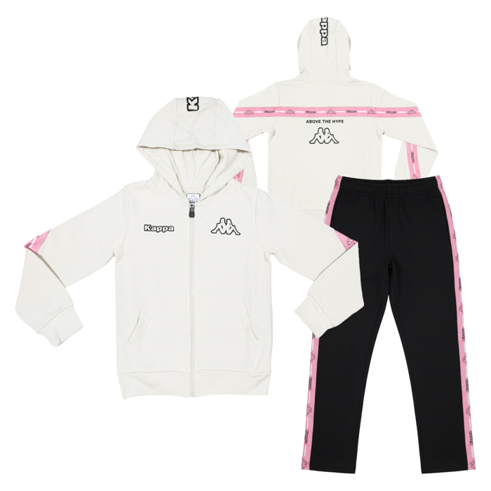 Tuta Ragazza KAPPA 8 - 16 Anni Cotone Felpato
