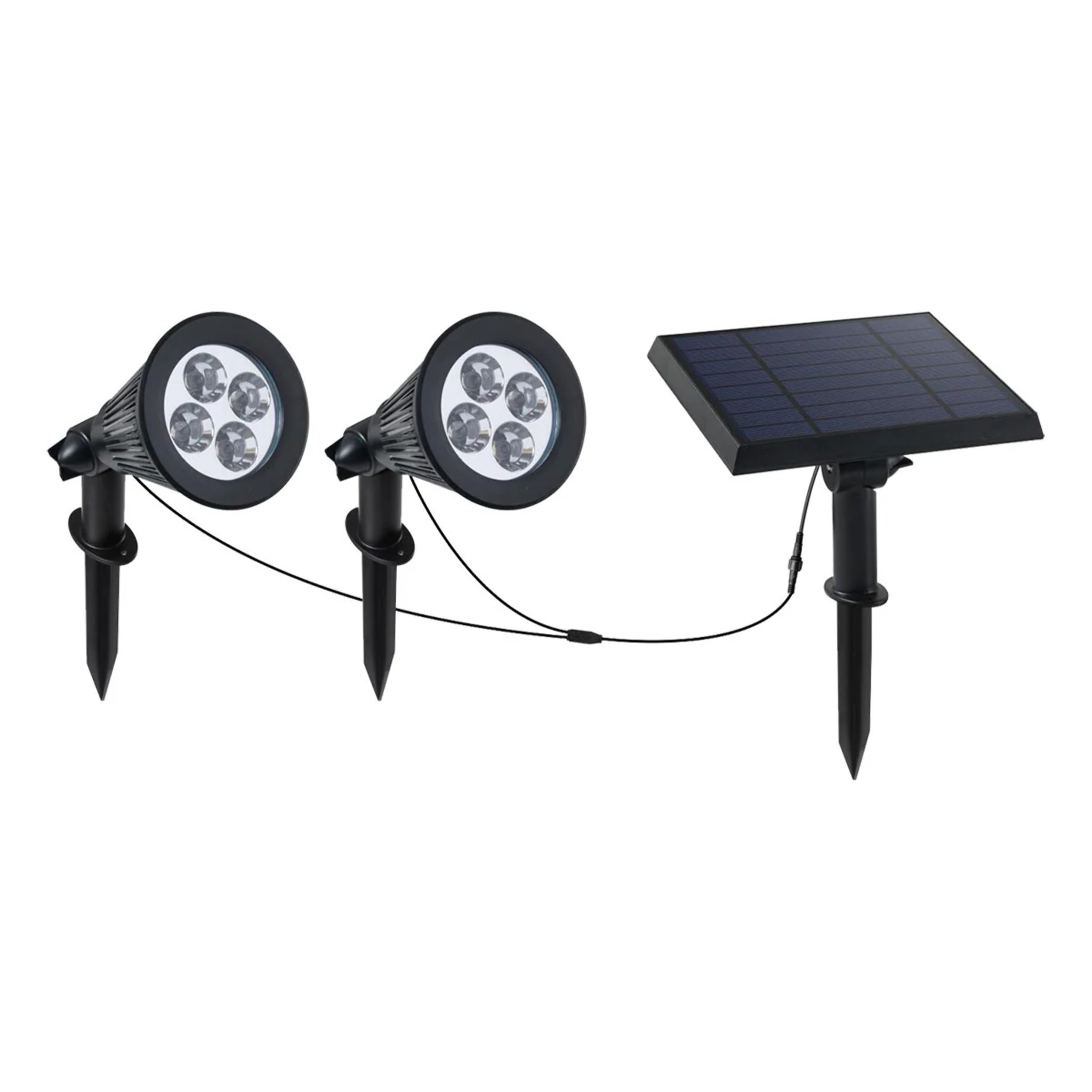 2 Spot solaire connecté FAMILY SPIKY 400LM