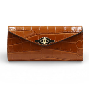 Portafoglio Cheval Firenze Marlon Croc Cuoio