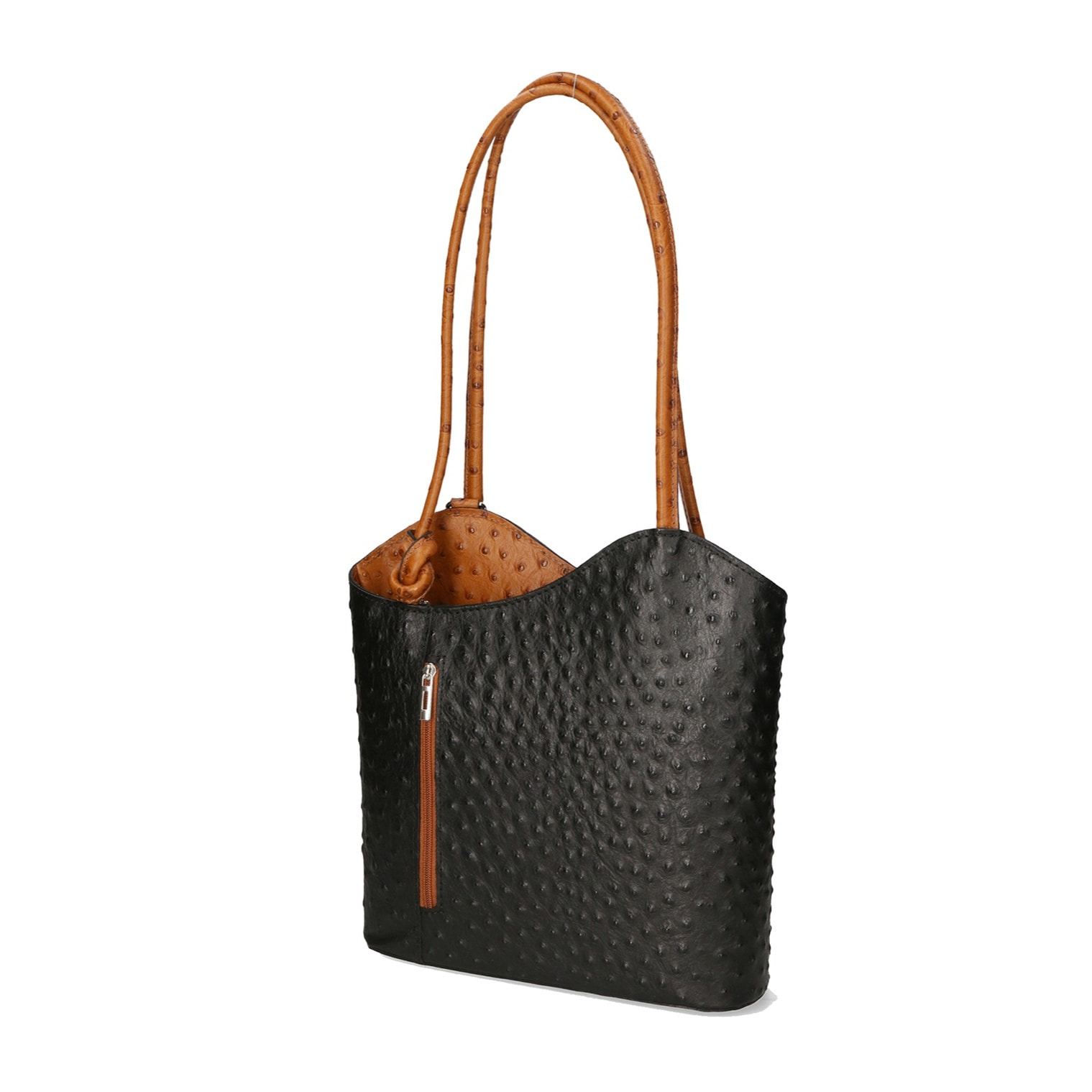 Zaino da donna in vera pelle - Modello Charlotte - 28.0 x 25.0 x 9.0 cm