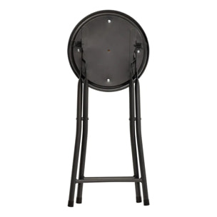 Tabouret pliants noir