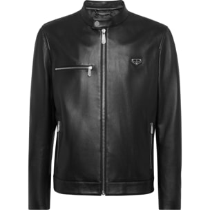 PHILIPP PLEIN Biker de cuero
