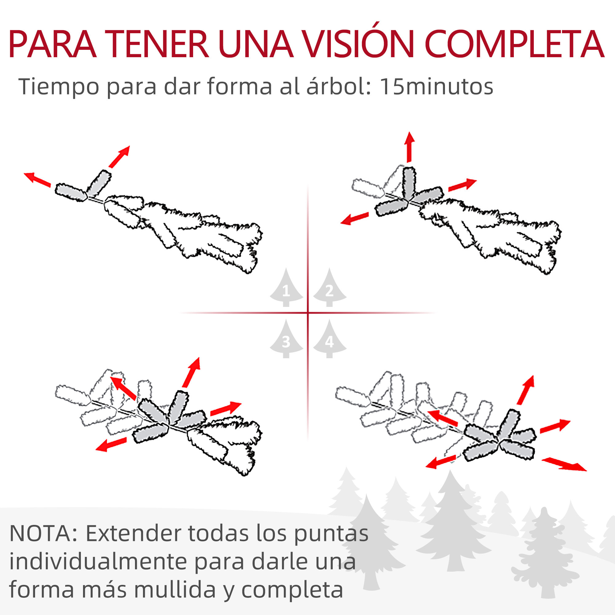 Árbol de Navidad 210 cm Árbol de Navidad Artificial Nevado con 1021 Ramas y Soporte de Metal Árbol Navideño para Salón Interior Verde