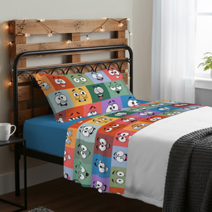 Completo letto occhietti 100% cotone