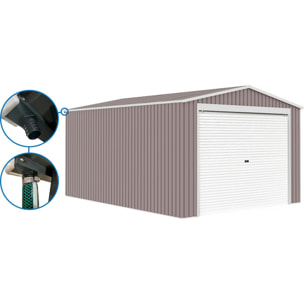 Garage métal "Nevada" - 18,56m² avec panneaux solaires