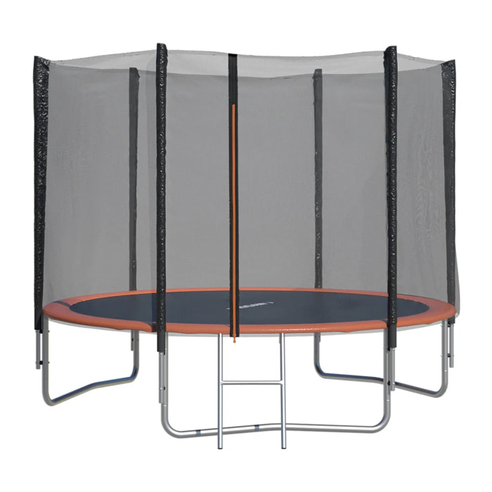 Trampoline Diam 2,44 m avec filet de sécurité et échelle