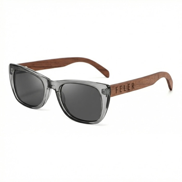 Gafas de Sol Feler 1541-13 Polarizadas de Madera Unisex 50 mm