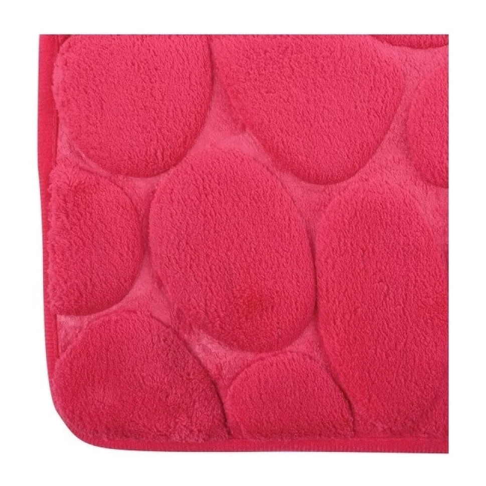 Tapis de bain Microfibre PEBBLE 40x60cm Rose Fuschia MSV