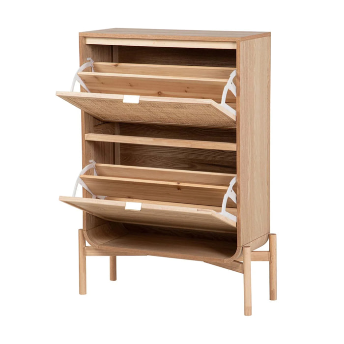 Zapatero Mdf Marron 76x29x107 Cm