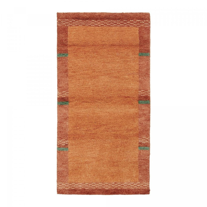 Tapis shaggy fait main en laine motif simple BUBI