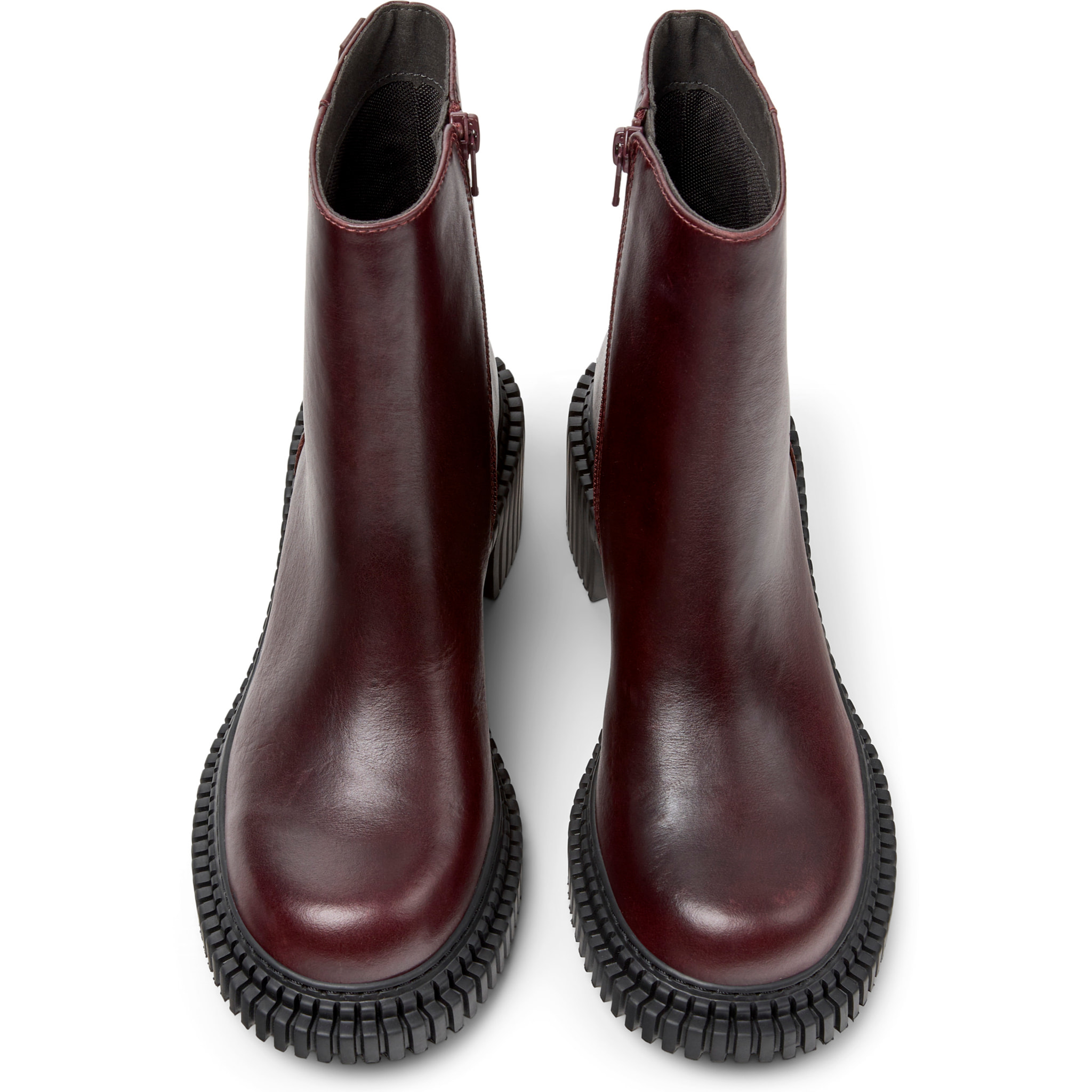 Botines - CAMPER Pix London - Burdeos - Cuero liso