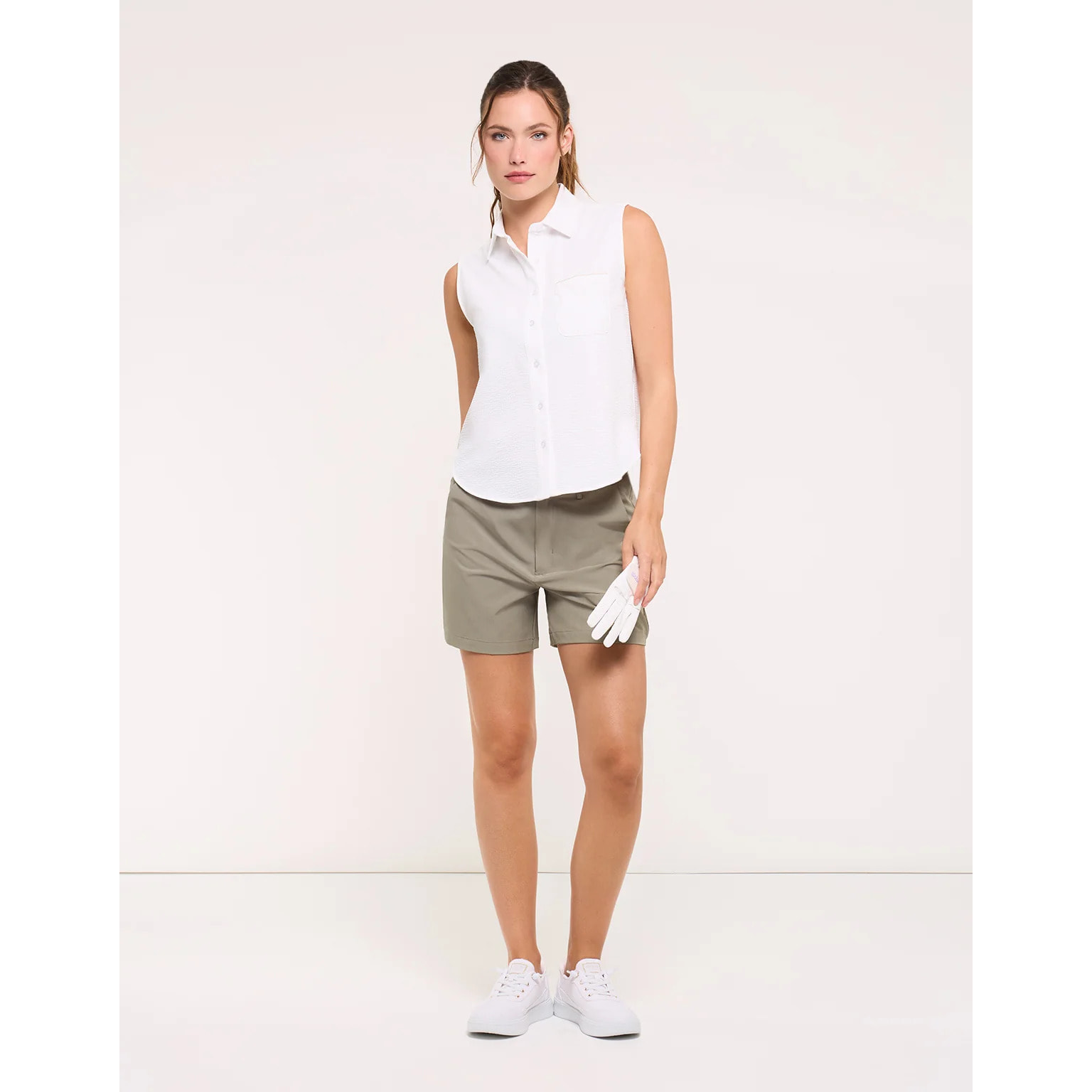 Camisa Sin Mangas Blanco - Salin