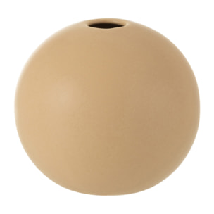 J-Line vase Boule - céramique - beige - medium - Ø 18 cm